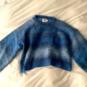 Princess Polly Adina cropped sweater in blue